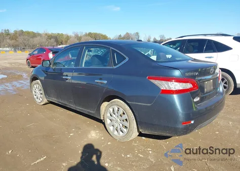 2014 Nissan Sentra Sv z USA, uszkodzony, nr VIN 1N4AB7AP6EN851836